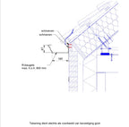 Type 8 - beugelgoot - Wit RAL9010 - per cm