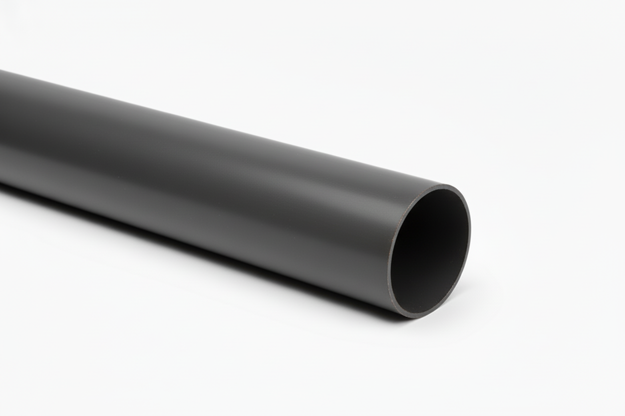PVC hemelwaterafvoer buis 4 meter lang | inclusief bevestigingsbeugels