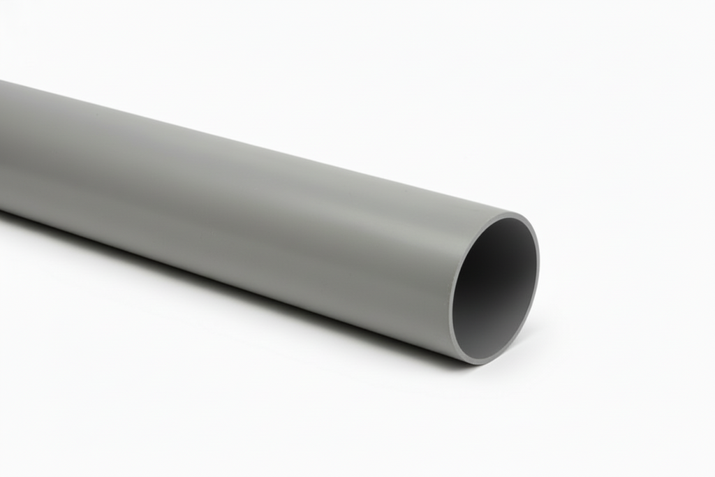 PVC hemelwaterafvoer buis 4 meter lang | inclusief bevestigingsbeugels