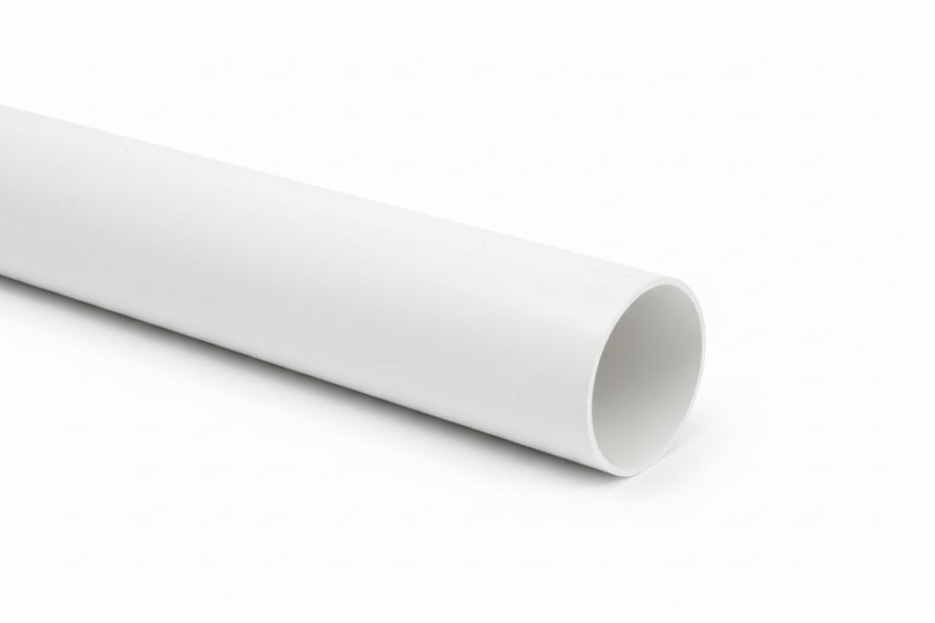 PVC hemelwaterafvoer buis 5.5 meter lang | inclusief bevestigingsbeugels