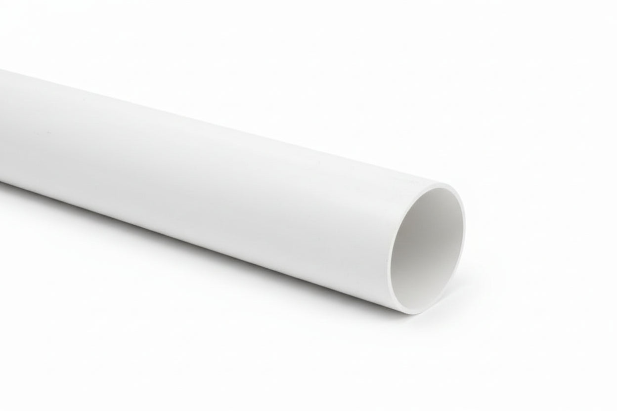 PVC hemelwaterafvoer buis 5.5 meter lang | inclusief bevestigingsbeugels