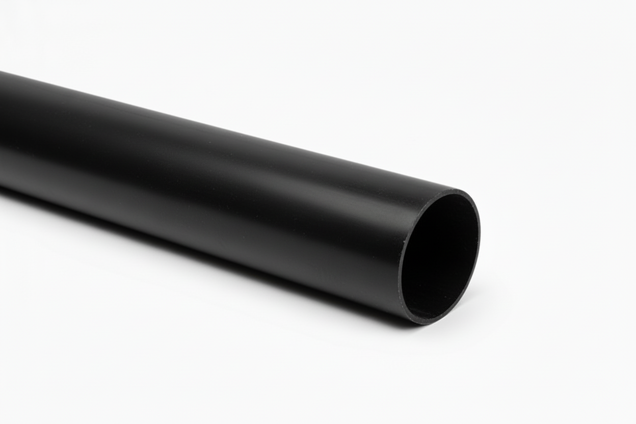 PVC hemelwaterafvoer buis 4 meter lang | inclusief bevestigingsbeugels