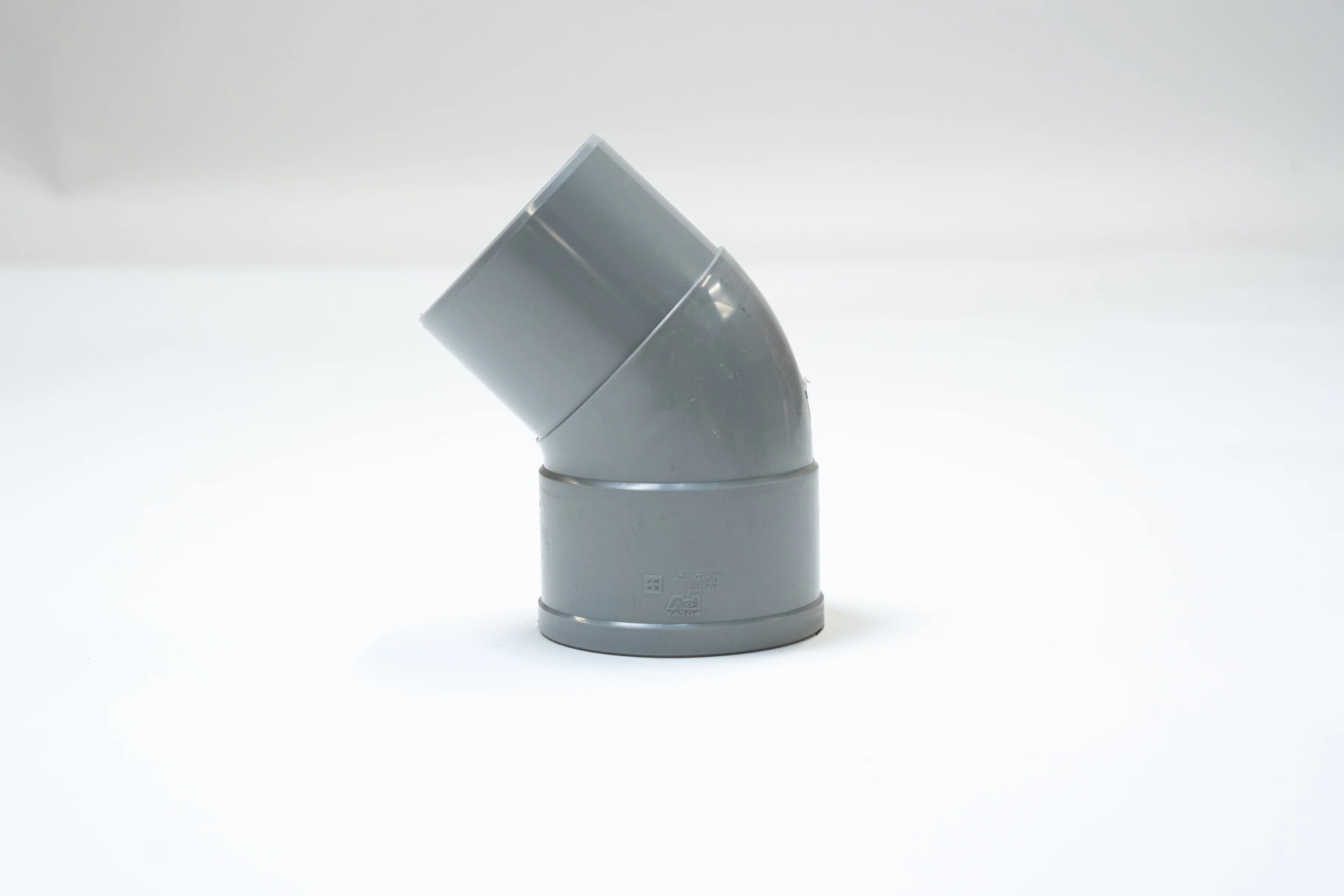 PVC hemelwaterafvoer bocht 45°