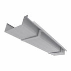 Type 21 - beugelgoot - Grijs RAL7036 - per cm