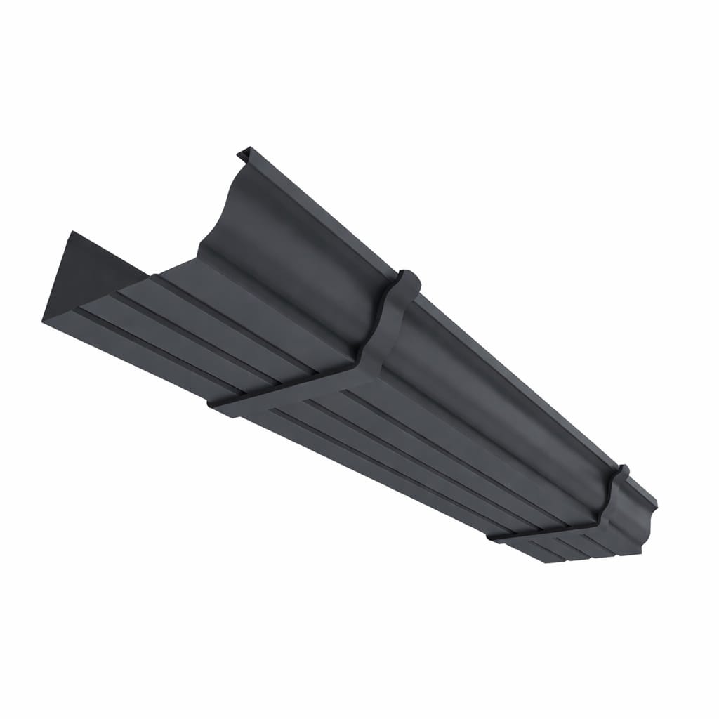 Type 8 - beugelgoot - Antraciet RAL7016 - per cm